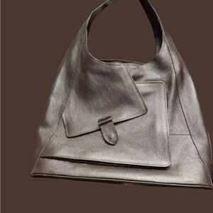 Elegant Brown Leather Women's Bag